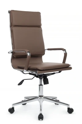 Кресло для руководителя Riva Hugo RCH 6003-1SE коричневая экокожа