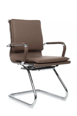 Конференц-кресло Riva Hugo RCH 6003-3E коричневая экокожа