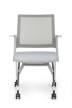 Конференц-кресло Riva Design Chair Moby D2002 серая ткань - 1