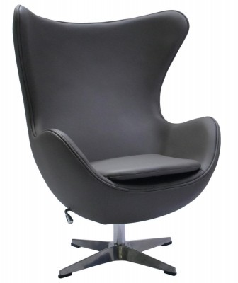 Дизайнерское кресло EGG CHAIR серый